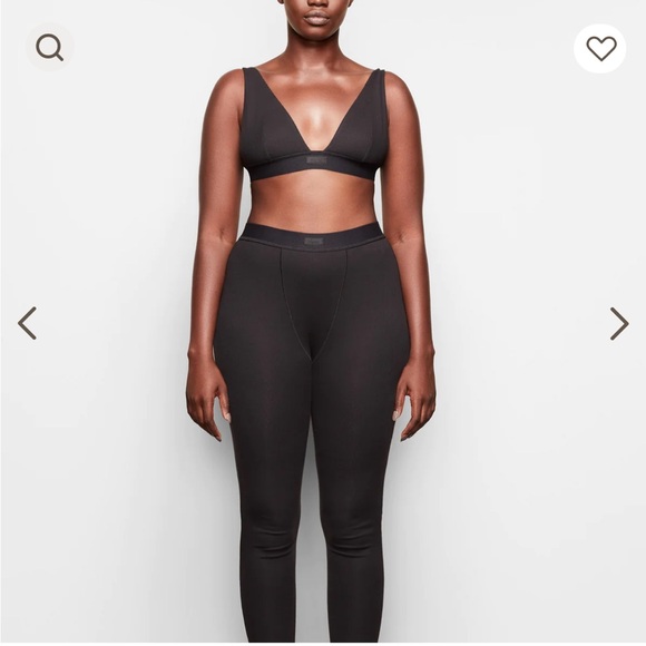 SKIMS Cotton Rib Legging - Black / Soot - Brand New in package - Picture 3 of 9